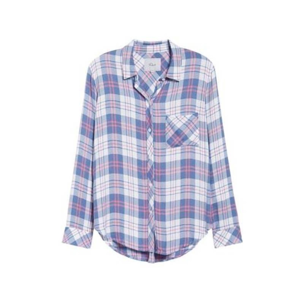Rails Plaid Button Down Top
